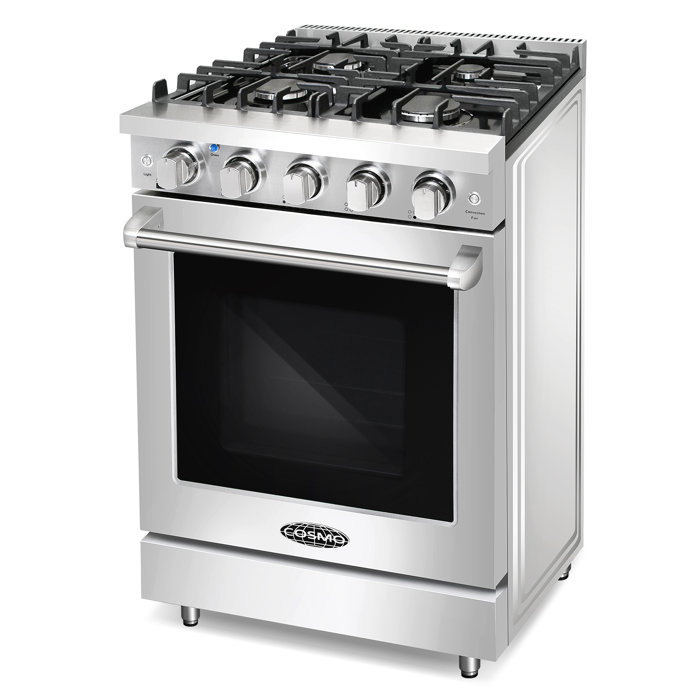 Cosmo 24" 3.73 Cubic Feet Gas Freestanding Convection Range & Reviews